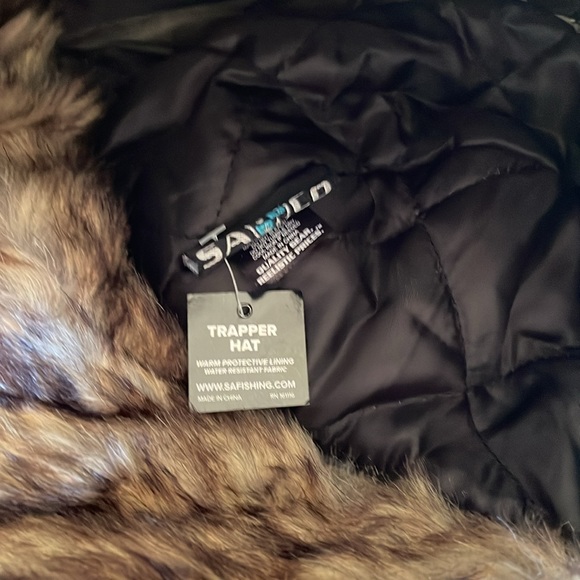 NWT SA SOUL OF ADVENTURE TRAPPER NORDIC PRINT FAUX FUR LINED HAT O/S UNISEX - Picture 7 of 13